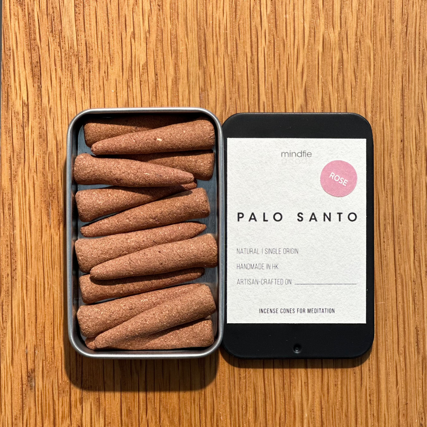 【聖木x玫瑰】手工塔香 Palo Santo x Rose Incense Cone