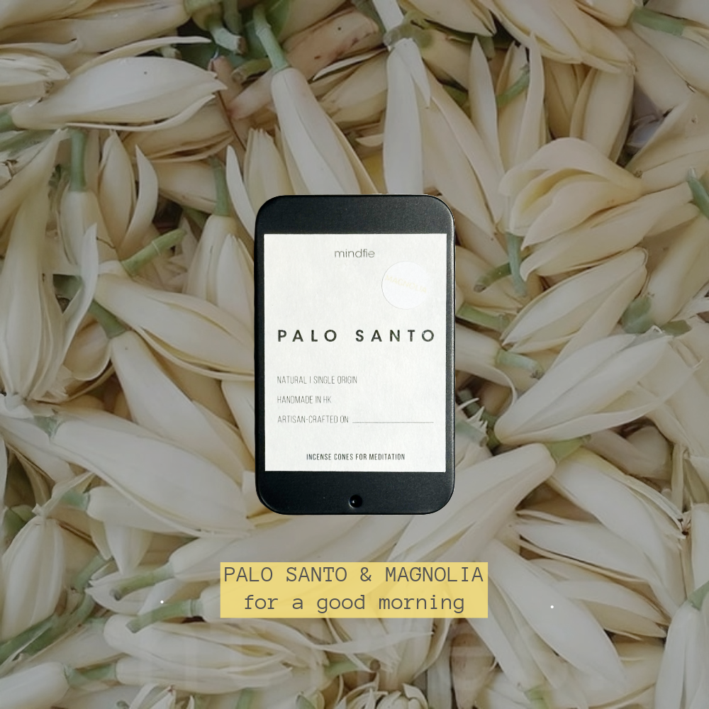 【聖木x白蘭花】手工塔香 Palo Santo x Magnolia Incense Cone