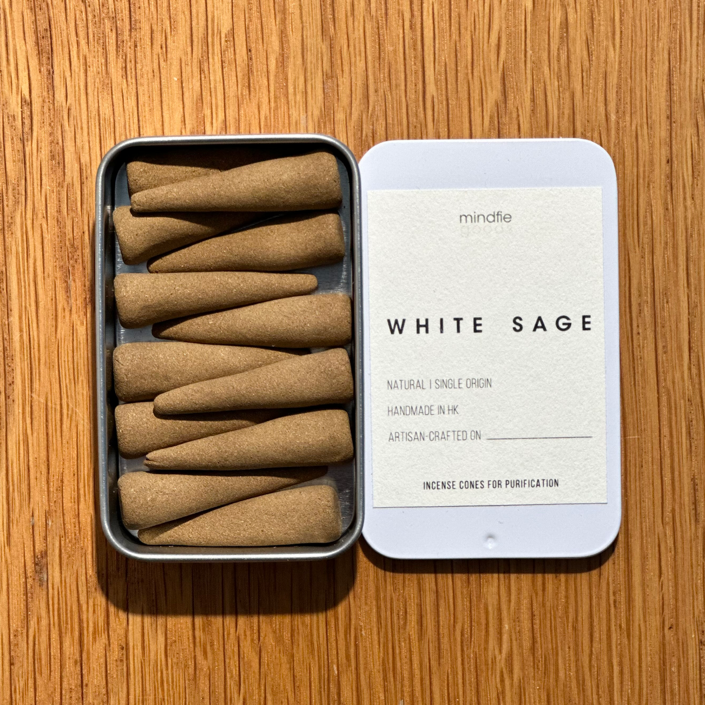 【白鼠尾草】手工塔香 White Sage Incense Cone