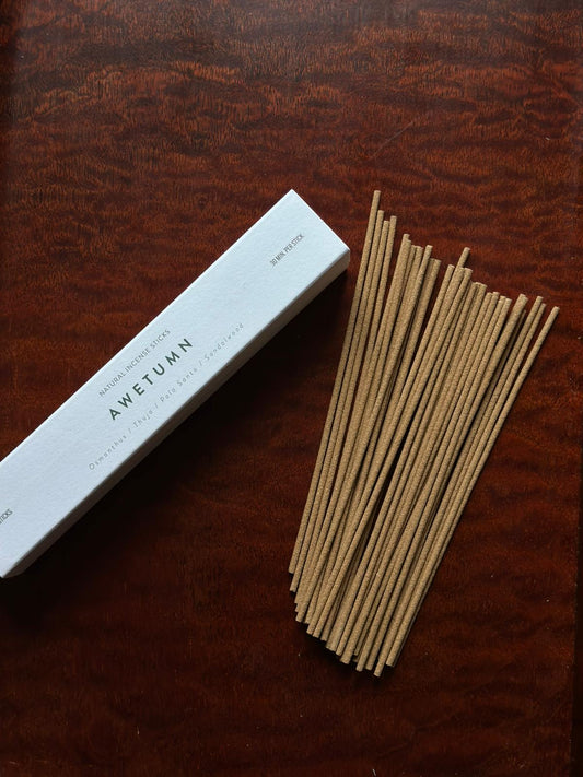 【AWETUMN】手工線香 AWETUMN Incense Stick 金桂x崖柏x聖木x檀香木
