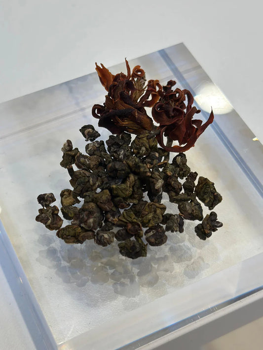 有機白毫烏龍配白蘭花茶包